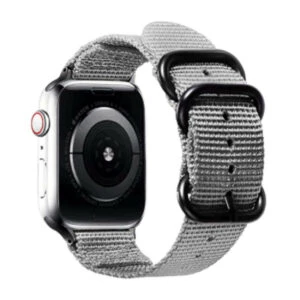 Apple Watch 42/44/45 Nylonarmband Natoarmband Grå