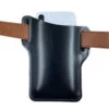 Svart Bälteshållare För Mobiltelefon I Läder
