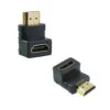 2-pack 90 Grader Hdmi Adapter - Vinklad Hdmi-adapter