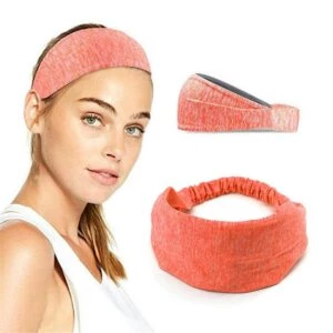 Yoga Pannband Hårband För Sport Träning Orange