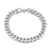 Pansarlänk Kedjearmband Silver
