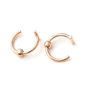 2-pack Fake Läppring Utan Hål Fake Piercing