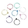 40-pack fake piercing öron läpp näsring septum diamant