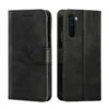 Oneplus nord plånboksfodral läder skinn fodral svart
