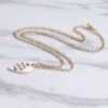 Halsband för systrar systerhalsband brythjärta silver guld