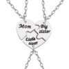 Brythjärta I 3 Delar Mor Syster Dotter Halsband
