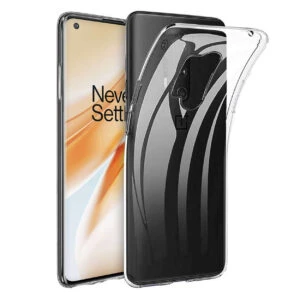 Tunt Genomskinligt Mobilskal Oneplus 8 Pro Transparent