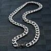 Silver kedjehalsband halsband kedja länk silver 9mm