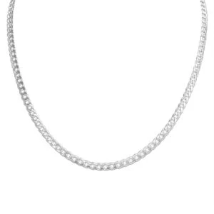 Silver Kedjehalsband Halsband Kedja Länk Silver 4,5mm
