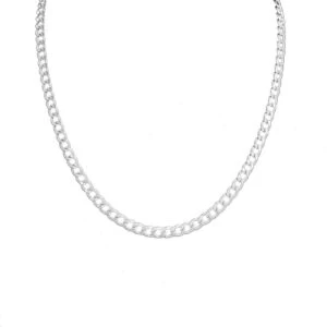 Silver Kedjehalsband Halsband Kedja Länk Silver 5mm