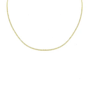 Tunn Guldkedja Kedjehalsband Halsband Kedja Länk Guld 1,5mm