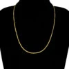 Tunn guldkedja kedjehalsband halsband kedja länk guld 1,8mm