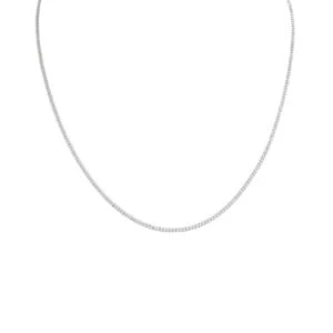 Tunt Silver Kedjehalsband Halsband Kedja Länk Silver 1,8mm