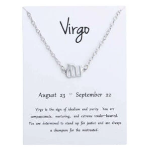 Gåvoarmband Stjärntecken Jungfrun Virgo Armband Silver