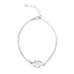 Gåvoarmband Stjärntecken Kräftan Cancer Armband Silver