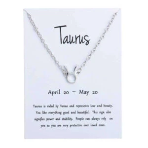 Gåvoarmband Stjärntecken Oxen Taurus Armband Silver