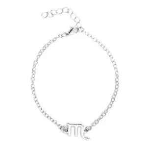 Gåvoarmband Stjärntecken Skorpionen Scorpio Armband Silver