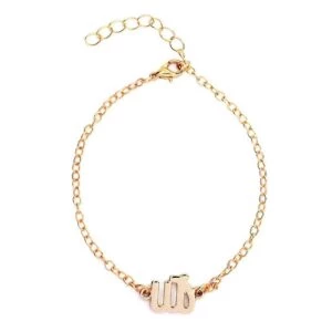 Gåvoarmband Stjärntecken Jungfrun Virgo Armband Guld