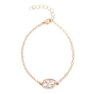 Gåvoarmband Stjärntecken Kräftan Cancer Armband Guld
