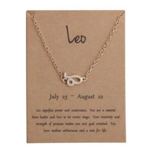 Gåvoarmband Stjärntecken Lejonet Leo Armband Guld