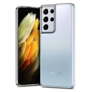 Tunt Genomskinligt Mobilskal Galaxy S21 Ultra Transparent
