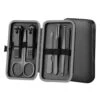 Svart Manikyrset 7 Delar - Nagelklippare Nagelkit Etui