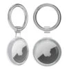2-pack Genomskinligt Apple Airtag Fodral 360 Heltäckande