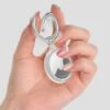 2-pack genomskinligt apple airtag fodral 360 heltäckande