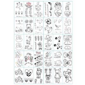 30-pack Temporära Tatueringar Faketatueringar Fejk Fake Tattoo