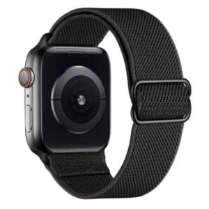 Apple Watch 38/40/41 Armband Nylon Svart