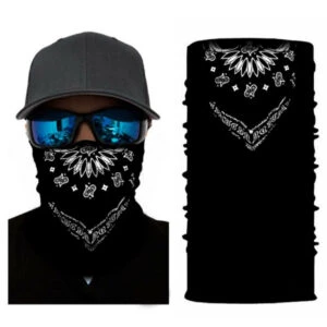 Multifunktionell Ansiktsmask Scarf Halsduk Bandana Mönster