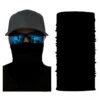 Multifunktionell Tubscarf Halsduk Ansiktsmask Bandana Svart