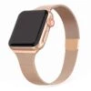 Smalt Apple Watch Milanese Mesh Armband 38/40/41 Roséguld