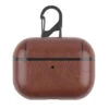 Mörkbrun Apple Airpods Pro Väska Fodral Skyddsfodral Skinn Läder