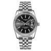 Dedima 1853 Classic Klocka Silver Svart - Herrklocka Steel