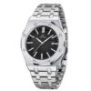Iik collection klocka silver svart - modern herrklocka steel