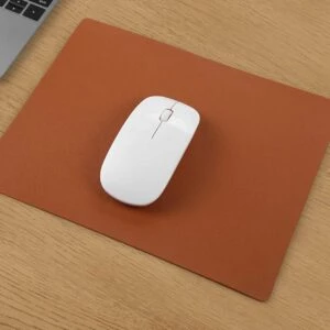 Musmatta Ljusbrun Pu Skinn Läder 21x26cm