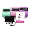 3-pack träningsband motståndsband i tyg för träning yoga hemma