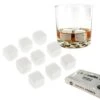 9-pack Naturliga Whiskystenar - Isbitar Av Sten Vit