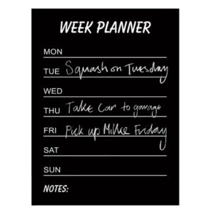 Väggdekal Veckoplanerare Griffeltavla Blackboard 45x60cm