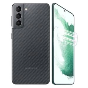 Galaxy S21 Plus Displayfilm + Kolfiber Skyddsfilm För Baksida