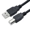 Usb 2. 0 kabel typ a hane - typ b hane 1,5m skrivarkabel svart