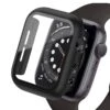 Apple watch 7 41mm skal case med tempererat glas svart