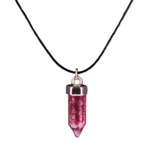 Halsband Med Energisten Resin Quarts Röd Karneol