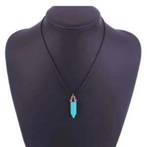 Halsband Med Energisten Resin Quarts Turkos Howlit