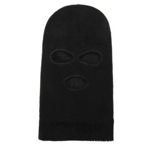 Rånarluva Balaklava Skidmask Svart