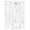 Fake Tatueringar 30-pack Temporära Gnuggisar Figurer