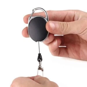 Nyckelhållare Med Jojo Funktion Svart