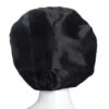 Sovmössa - satin bonnet - sleep cap svart one size
