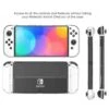 Nintendo switch oled skal heltäckande hard case i plast